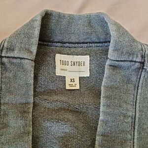 Todd Snyder cotton cardigan size xs blue